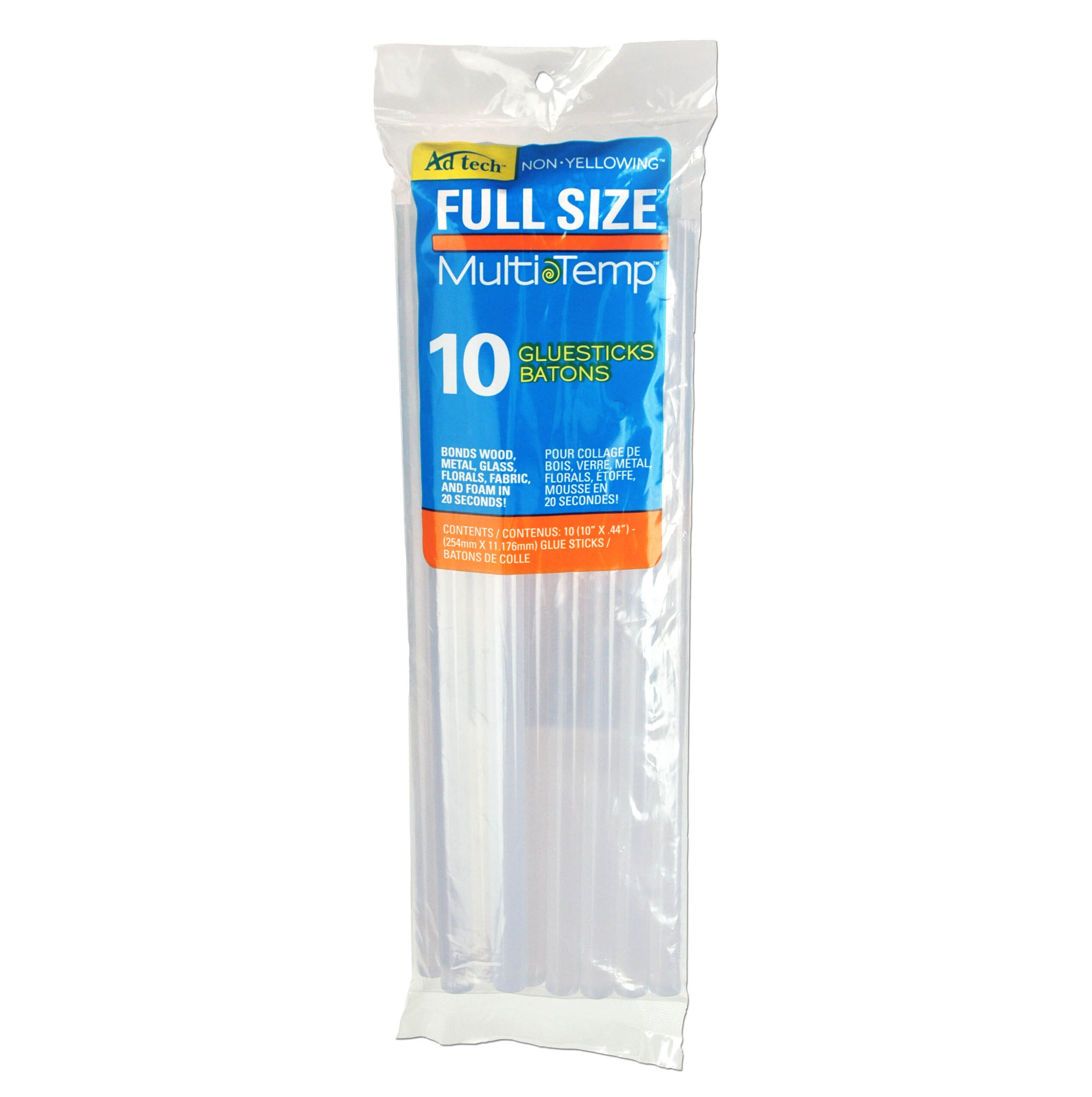 All-Temp Fabric Stik Glue Stick, 7/16 x 4, 12/Pkg