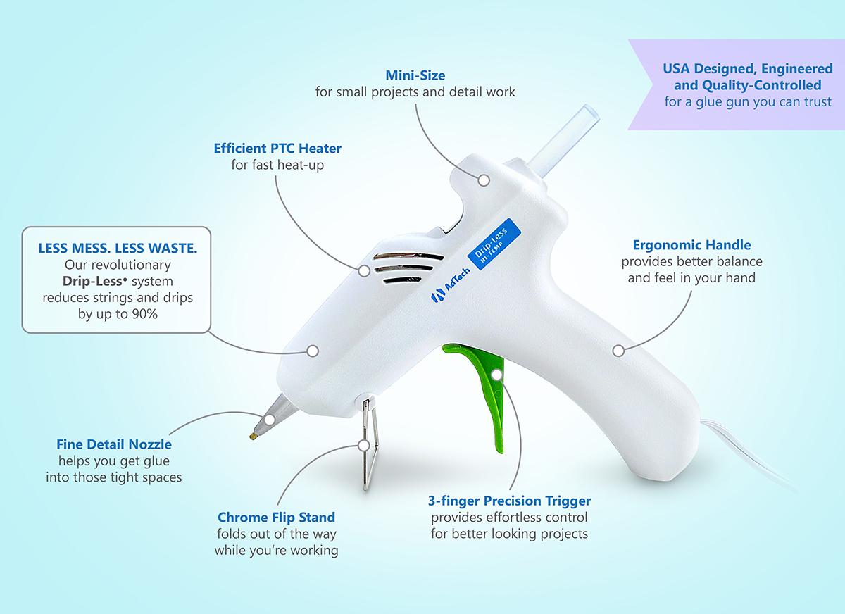 0449 Precision PRO Hi-Temp Hot Glue Gun - Adhesive Technologies