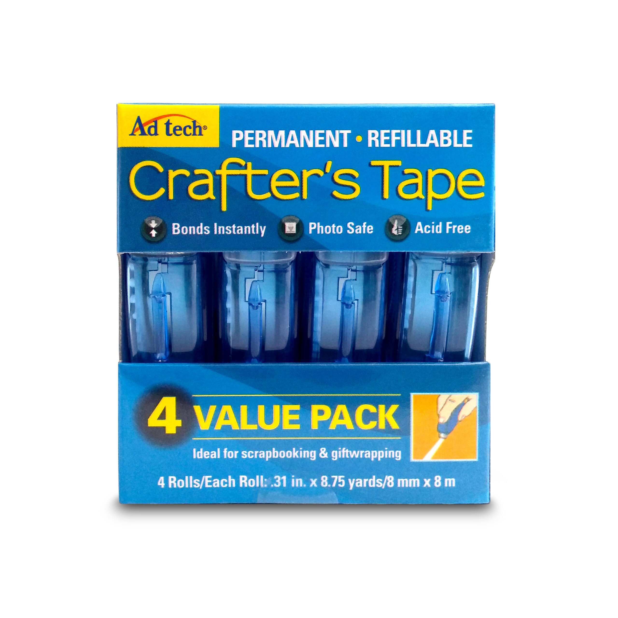 Crafters Glue Tape Runner - Permanent